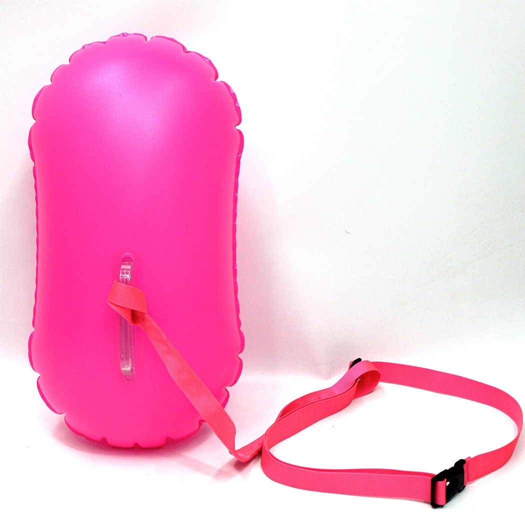 1pc PVC Swimming Buoy Safety Float Air Dry Bag Tow Float Swimming Inflatable Flotation Bag Tubular PooL