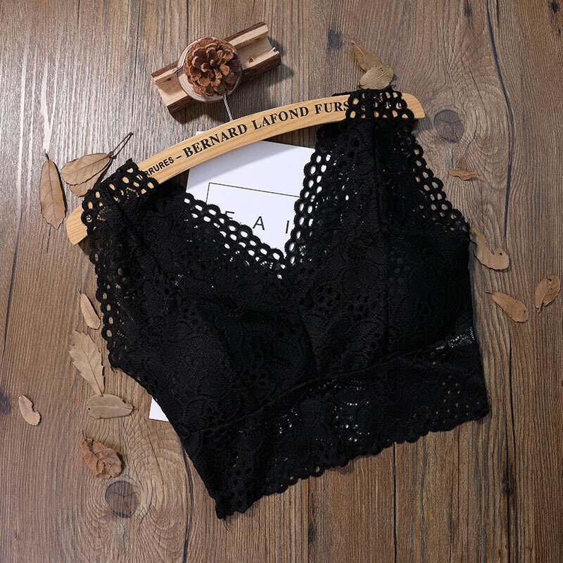 Rintaliivit naisille seksikäs pitsi kukkainen bralette liivi crop toppi naisten toppi rintaliivit push up rintaliivit