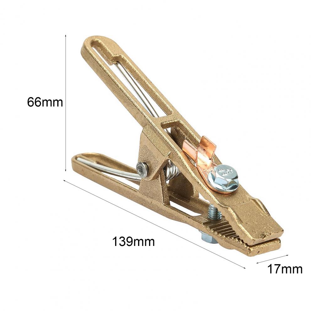 260A Grounding Clamp A-shaped Antioxidant Brass Multipurpose Welding Ground Clamp for Shipyards Machinery Manufacturing