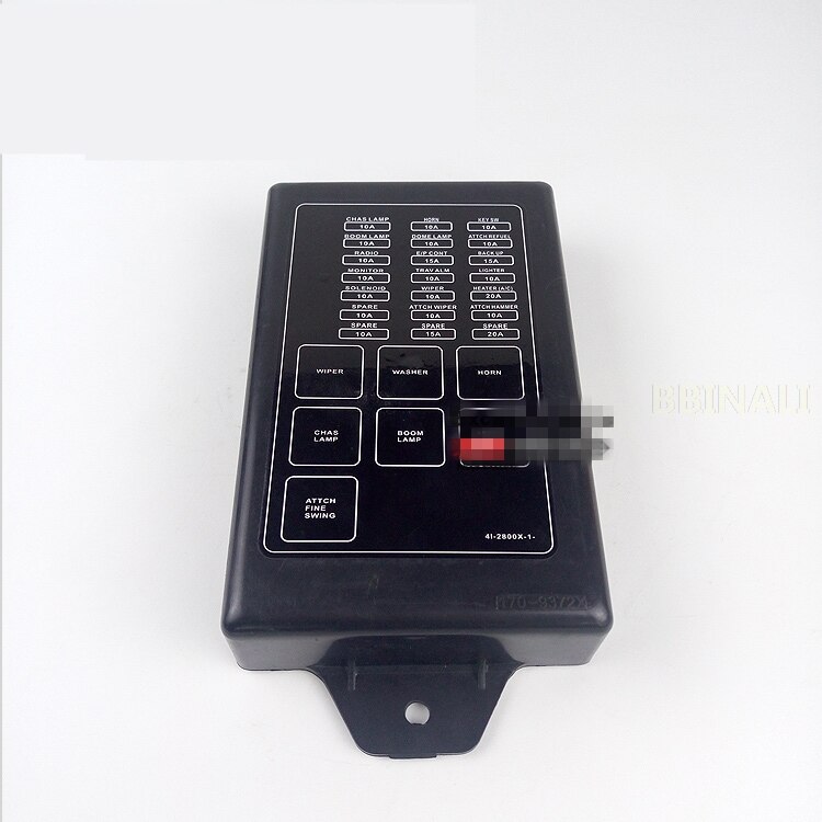 Cubierta de caja de fusibles para excavadora, accesorios para CATERPILLAR CAT 320, 312, 320V2, V1 330