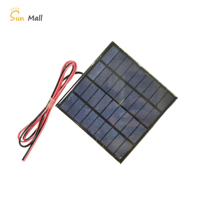 9V 2W Solar Panel 222mA 115*115MM