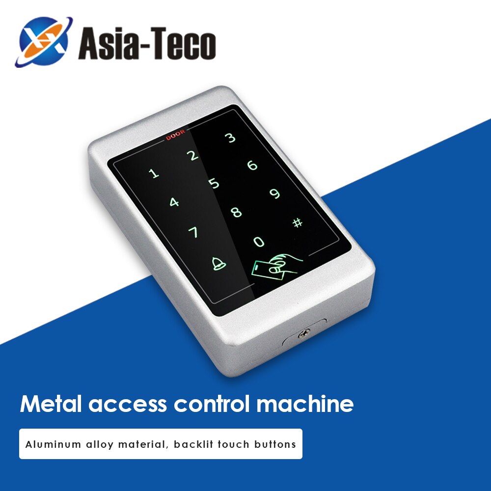 RFID Metal Access Control Keypad Waterproof touch keypad and metal case Outdoor Door Opener Electronic Lock System 4000 user