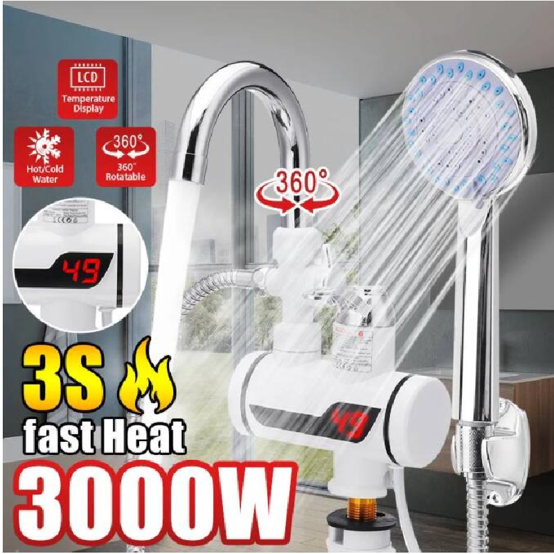 Dispositivo eletrodoméstico, chuveiro instantâneo elétrico aquecedor de água instantâneo torneira de água quente da cozinha torneira elétrica aquecimento de água instantânea