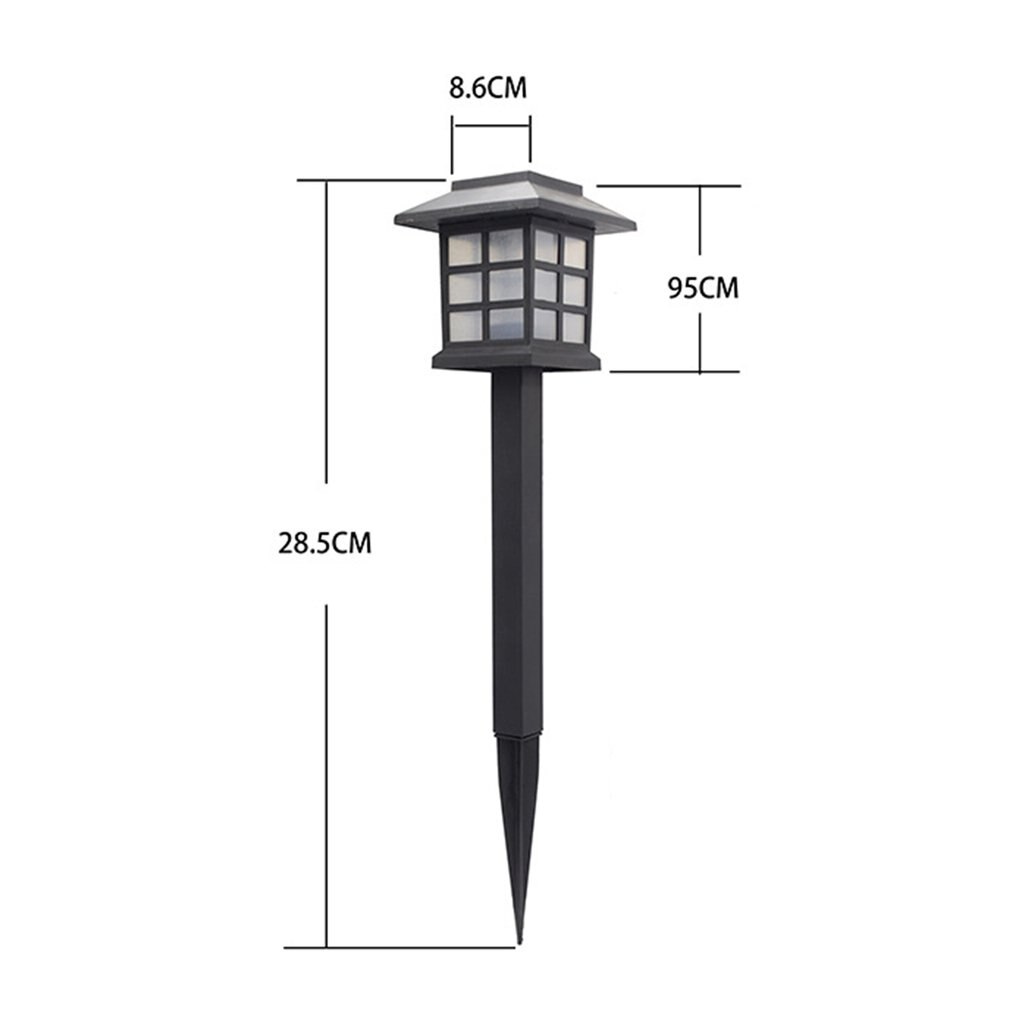 Solar Lights LED Decorative Columns Post Lantern Pole Lamp Pathway Garden Light Landscape Lighting Patio Yard Deck Path