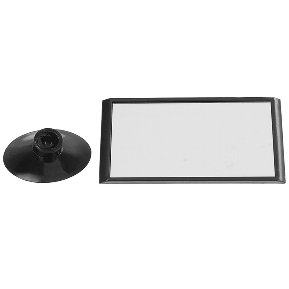 The stroller rearview mirror is rectangular 360-degree adjustable for convenient and practical applications.