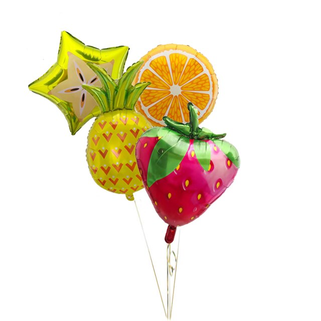 Hawaii tema folie ballonger vannmelon ananas jordbær frukt ballonger sommerfest bursdag dekorasjon helium luft globos: Stil -2