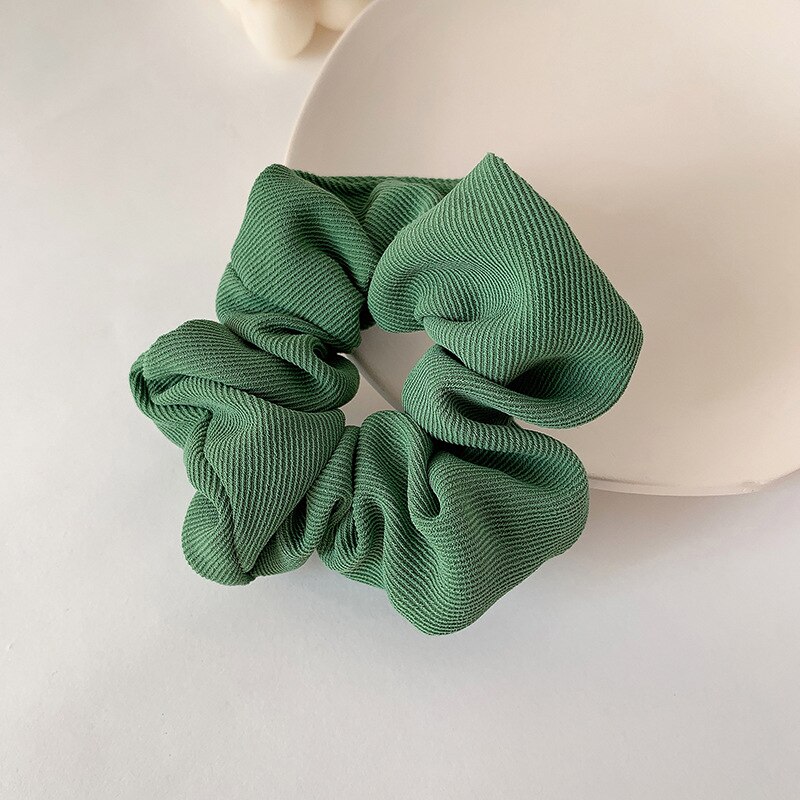 Gomas elásticas para el pelo para mujer, cintas de goma de Color liso para Coleta, lazos coreanos para el pelo, accesorios para el cabello: 9
