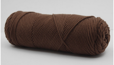 Fil de soie naturel doux, 500 g/lot, fil épais pour tricoter, laine bébé, crochet, écharpe, pull, fil de tissage,: 14 darkcoffee