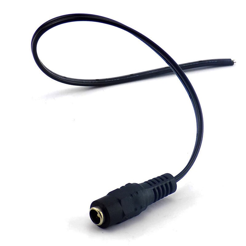 Conectores de extensión de 12V CC macho hembra adaptador de Cable enchufe fuente de alimentación 5,5x2,1mm LED tira de luz CCTV cámara de 26cm de longitud