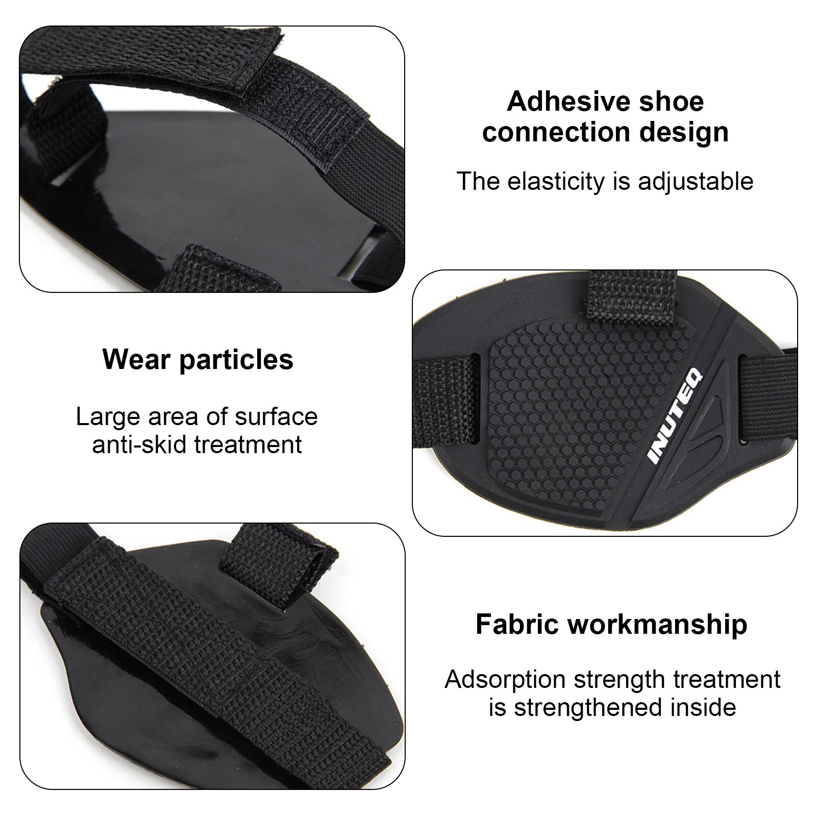 Almohadilla de goma para cambio de marchas de motocicleta, Protector de goma para botas, cubiertas de zapatos