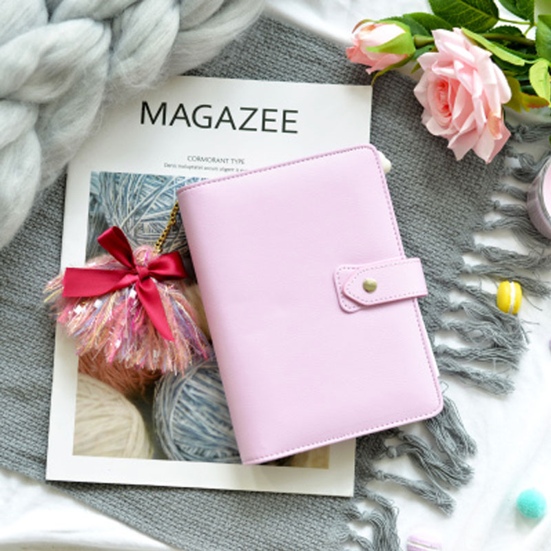 Lovedoki 2020 Dokibook Notebook di Colore Della Caramella Della Copertura A6 Loose-Leaf Tempo Planner Organizer Serie Diario di Appunti del Personale