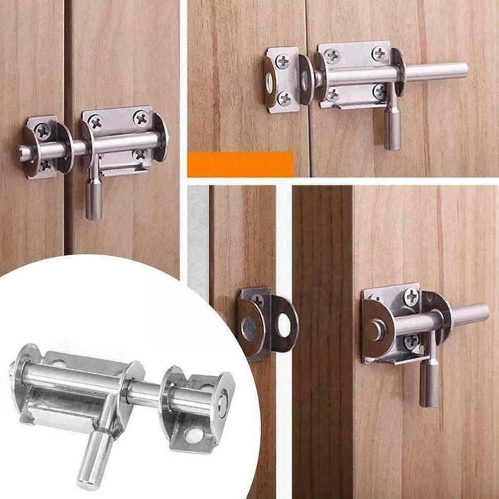 Loquet de porte en bois Durable, loquet de serrure en acier, boulon coulissant, accessoires de quincaillerie pour porte de maison, B8T7, 1 pièce