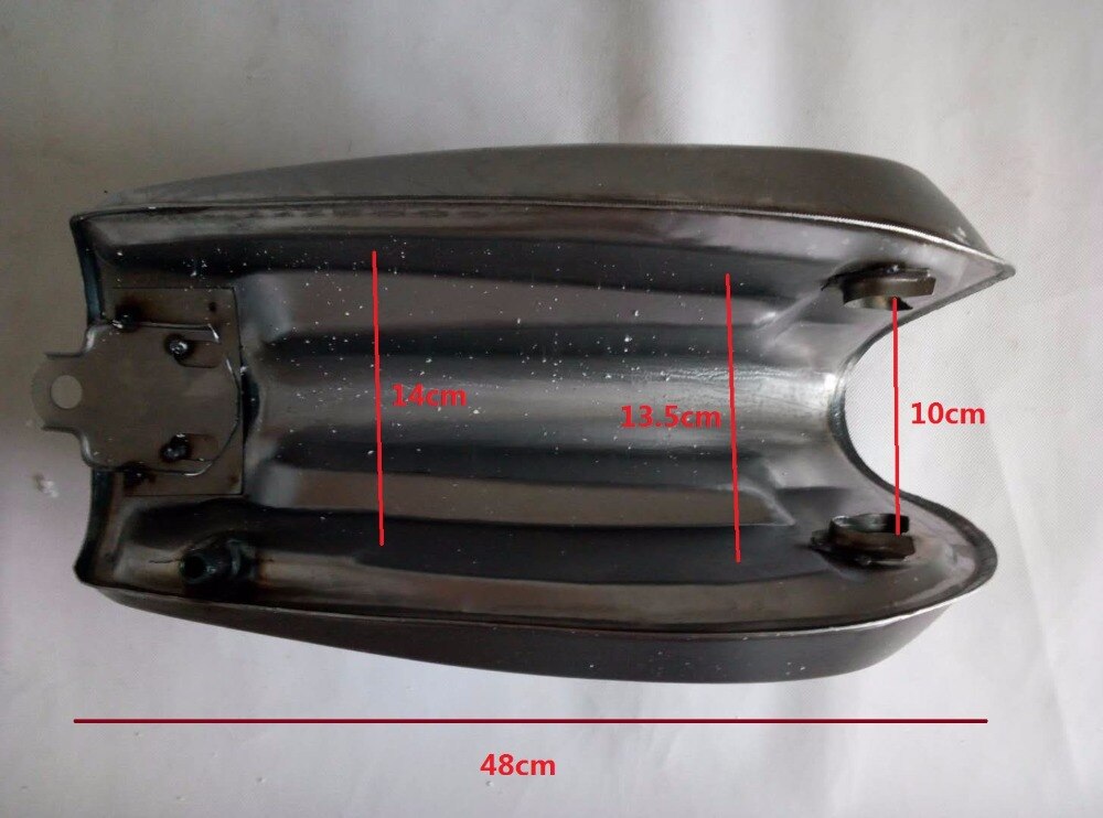 Tanque de combustible de acero para motocicleta, accesorio Vintage de 8-9L, Cafe Racer Wuyang WY125 XF125 YJM125 YBR125 YB125SP