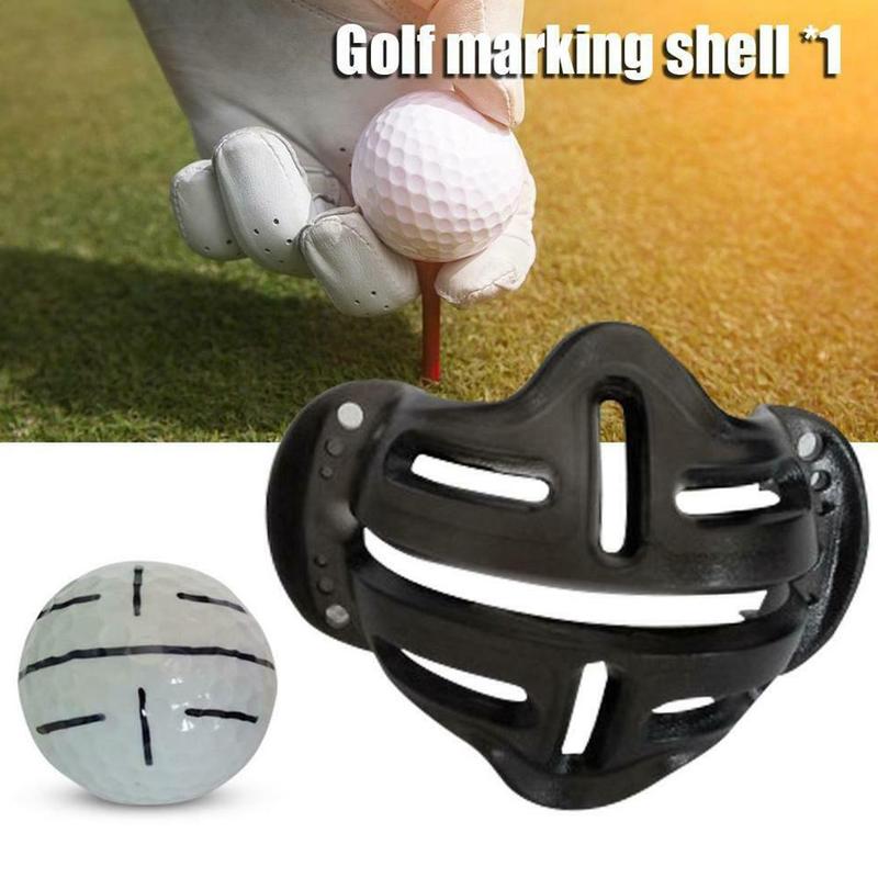 Golf Ball Alignment Line Marker Marks Template Draw Template Linear Putt Positioning Ball Mark Alignment Putting Clip Tools