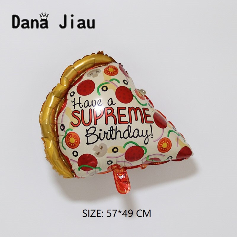 Stor hamburg is popcorn kage doughnut pizza mad ballon fødselsdagsfest dekoration kagebutik oppustelige balloner: 2