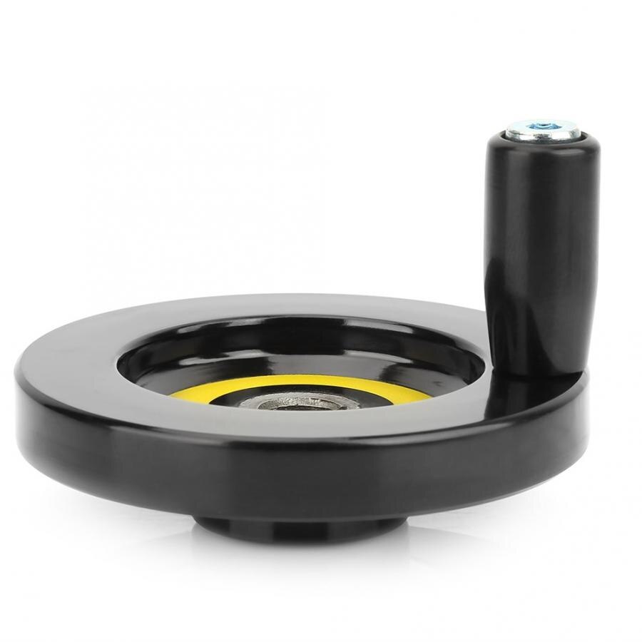 Hand Wiel 1 Stuks Achter Rimpel Bakeliet Revolving Handvat Hand Wiel Voor Draaibank Frezen 10*80 Tool Gereedschap