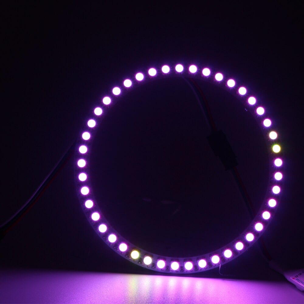 WS2812B DIY RGB LED Ring 8 16 24 35 45 Pixels WS2812 Round LED Modules SK6812 5050 Built-in RGB Addressable DC5V LED Circle Ring: 45 leds