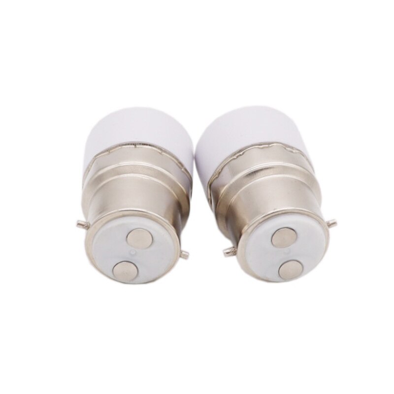 Led lyspære socket  b22 to e14 adapter led lampe pære sokkel holder omformer brannsikkert materiale for hjemmet