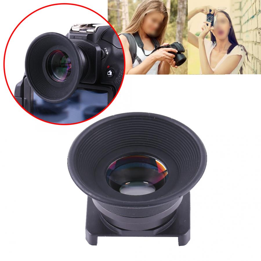 Duurzaam 1.5X Vaste Focus Zoeker Oculair Vergrootglas Oogschelp Voor Dslr Camera Focus Zoeker