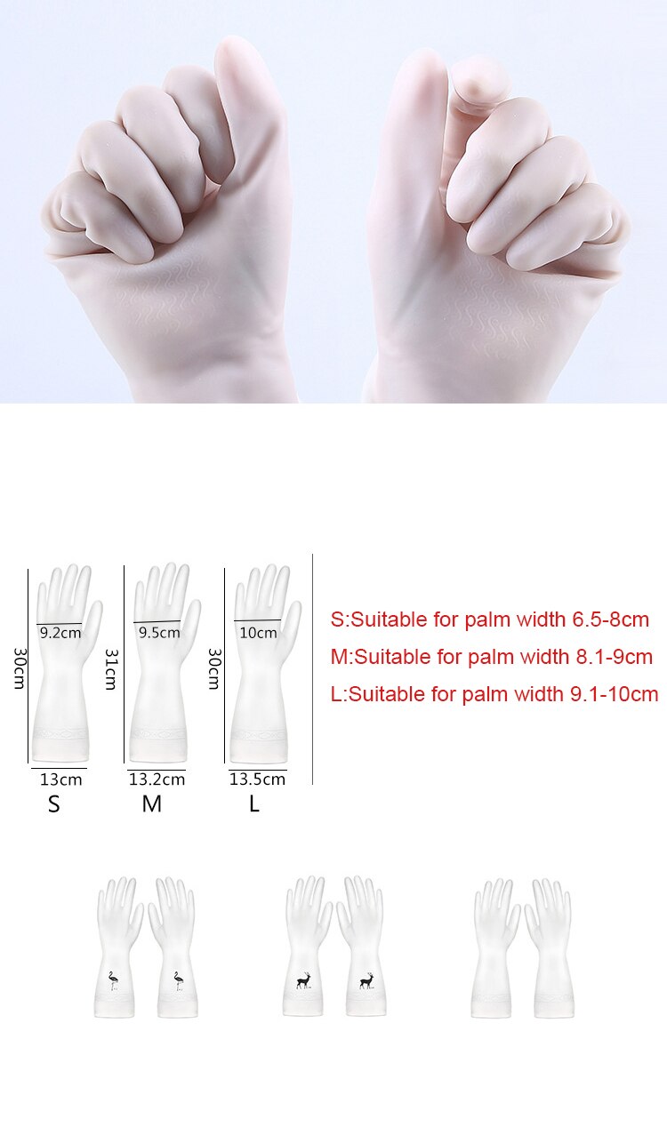 Guantes de limpieza para lavavajillas, guante de esponja de goma de silicona, herramientas de limpieza para el hogar,