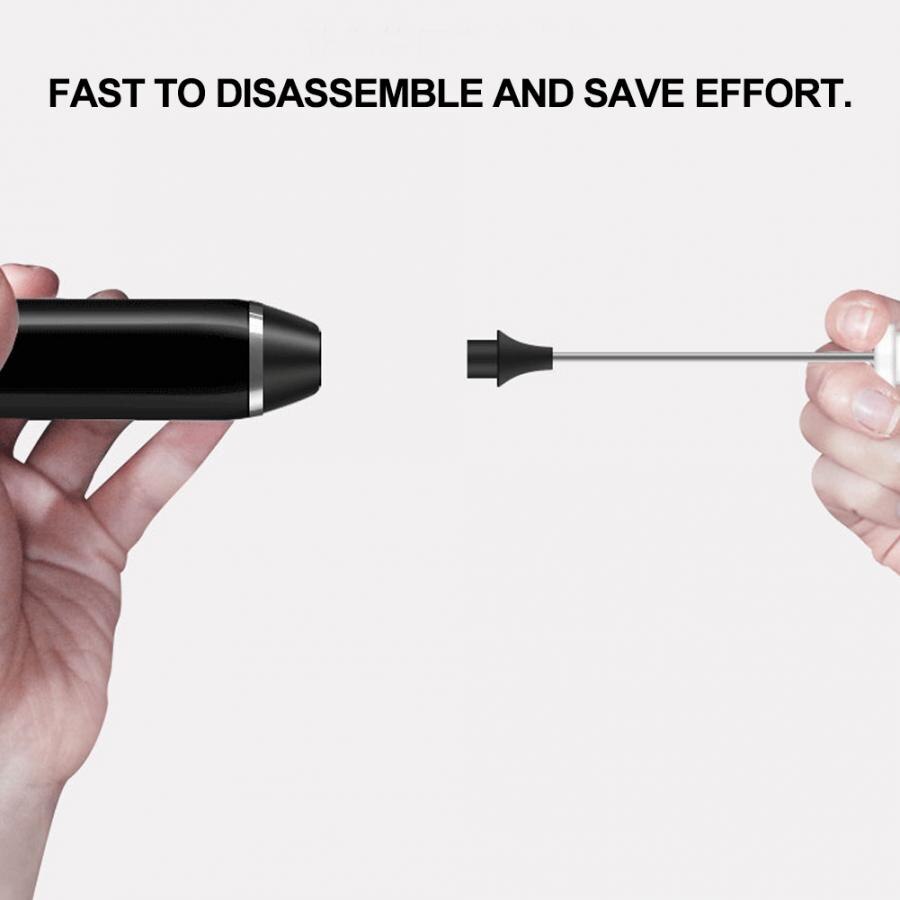 Køkken elektrisk piskeris mixer automatisk kaffe mælkepisker rustfrit stål skummer æg 3 hastighed justerbar mixer omrører