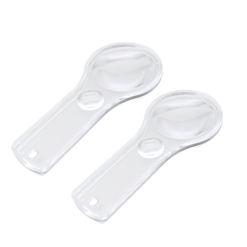 Een Set Van 10 Stuks Kinderen Hand-Held Vergrootglas Transparante Dubbele-Licht Organic Light