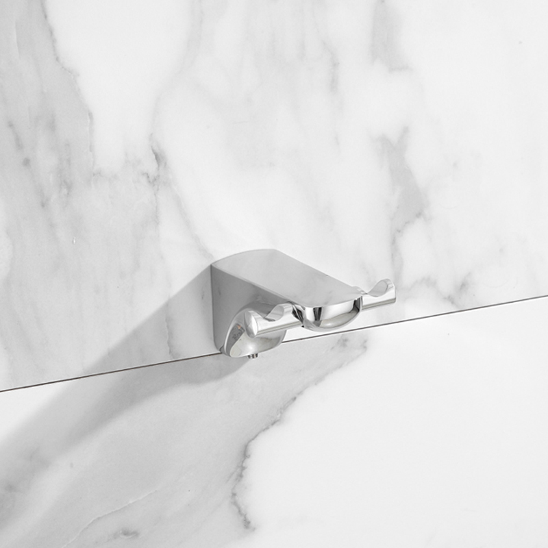 Hoogwaardige Roestvrijstalen Badkameraccessoires Set, Badkamerhaak, Papierhouder, Handdoekstang, Handdoekring, Badkamersets, Chromen 13700: WHITE