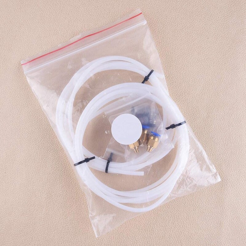 2 stück Ptfe Teflon Rohr (2 Meter) + 4 stück Pc4-M6 Schnelle Montage + 4 Stück Pc4-M10 Gerade Pneumatische passend zu drücken Zu con