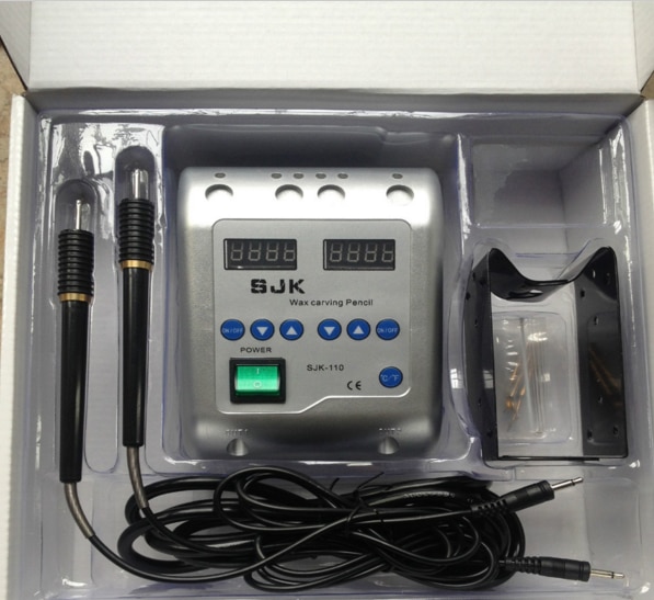 Stylo à cire électrique de laboratoire dentaire, 1 ensemble, appareils électriques, sculpture et moulage de motifs de cire,