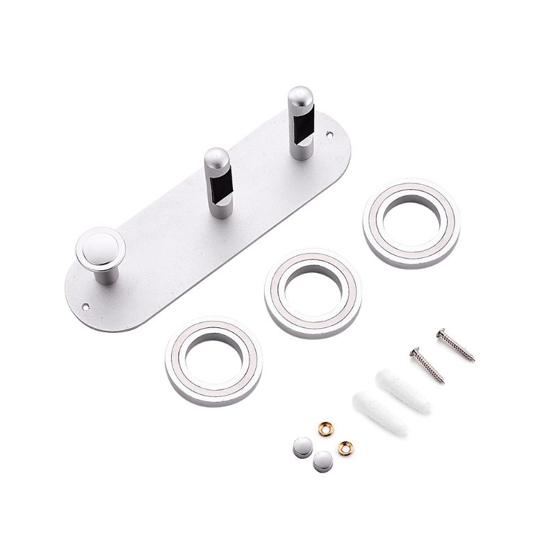 Wall Mount Houder Haardroger Storgae Rack Badkamer Plank Voor Dyson Supersonic Föhn: Zilver