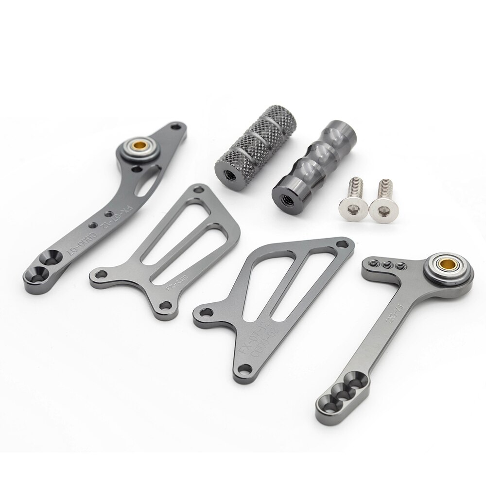 Reposapiés trasero para motocicleta, conjunto de accesorios para Honda CBF150 CB190R CB 190R CBF 150 CNC, aleación de aluminio