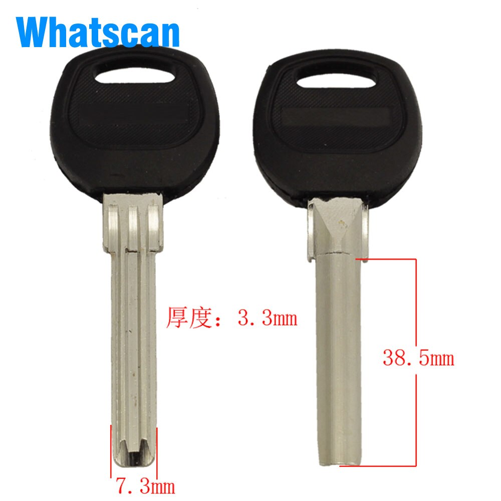 B105 Narrow glue semicircle double groove blank key FOR BAODEAN