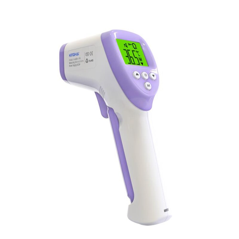 Infrarødt pandetermometer (uden batteri) berøringsfrit infrarødt termometer høj præcision
