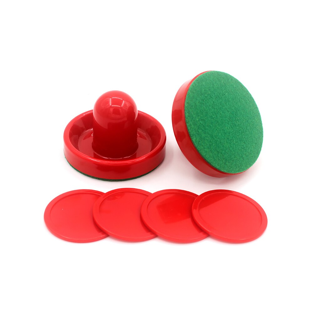 Air Hockey Accessories 60mm Batter Table Ice Hockey Table Accessories Set Adult Table Game Entertaining Air Hockey Putters Pucks