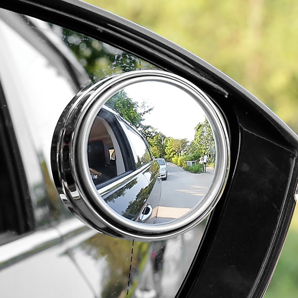 Miroir Angle Mort Universel Pour Voiture | Grand Angle 360°, Installation Adhésive - Améliore La Sécurité - 4