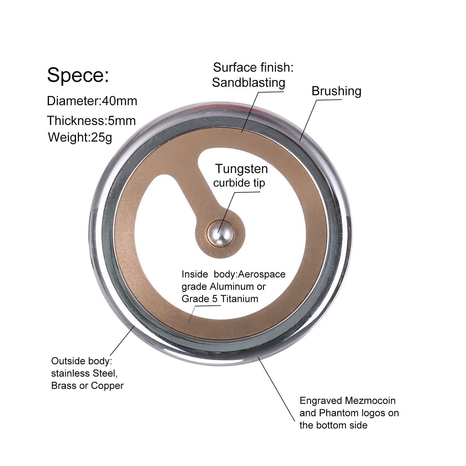Tol Balans Speelgoed Precisie Gyroscoop Educatief Speelgoed Betoverende Optische Illusie Bureau Speelgoed Evenwichtige Coin Size Spinner