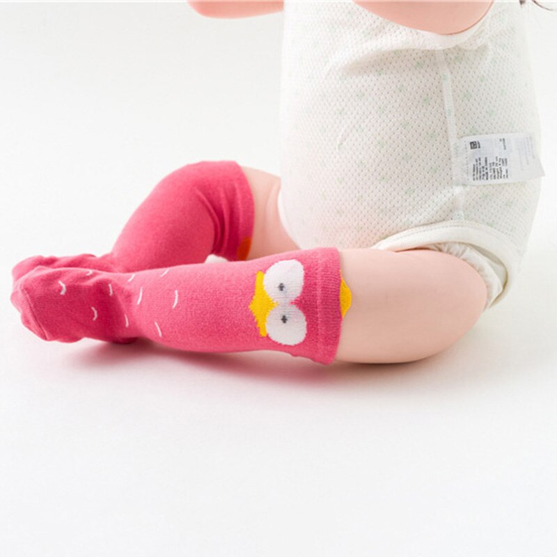 Lente En Herfst Antislip 0-3T Baby Meisjes Sokken Losse Mond Kids Sokken Cartoon Lange Buis jongens Sokken Zuigeling Knie Hoge Sokken