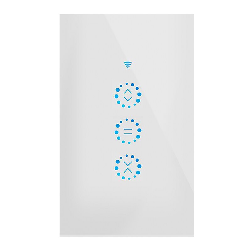 Alexa wi fi inteligente cortina switchfor cego do obturador de rolo elétrica cutain motorizada cortinas controle voz alexa google casa ue/eua: White US AU Plug