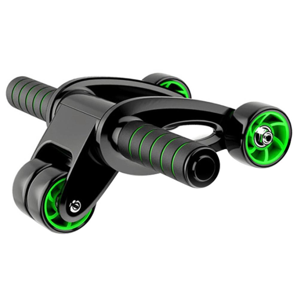 Folding Abdominal Wheel Abdomen Wheel Roller Home Fitness Equipment Training Device With Knee Pad Home Exercise Body Building: Default Title
