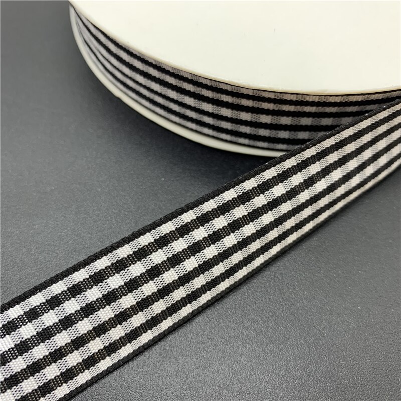 5yards/lot 15mm Plaid Ribbon Grid Printed Ribbon For Home Wedding Christmas Decoration DIY Wrapping: 01