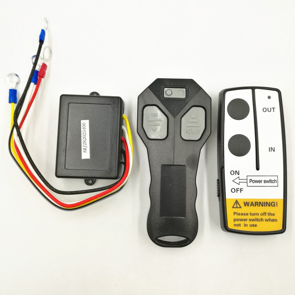 Winch Wireless Remote Control Set Kit for Bulldog for Jeep ATV SUV Offroad 12V Remote Controls(6.5)