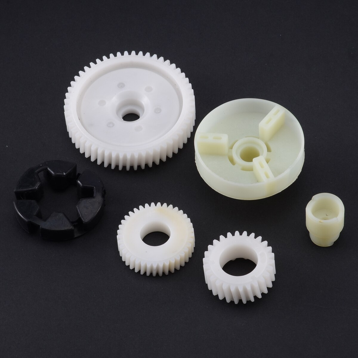 Til mazda 3 5 6 cx-7 cx-9 rx-8 6 stk bil auto vinduesmotor gear regulator udskiftning abs + gummi  g22 c 5958x tilbehør dele