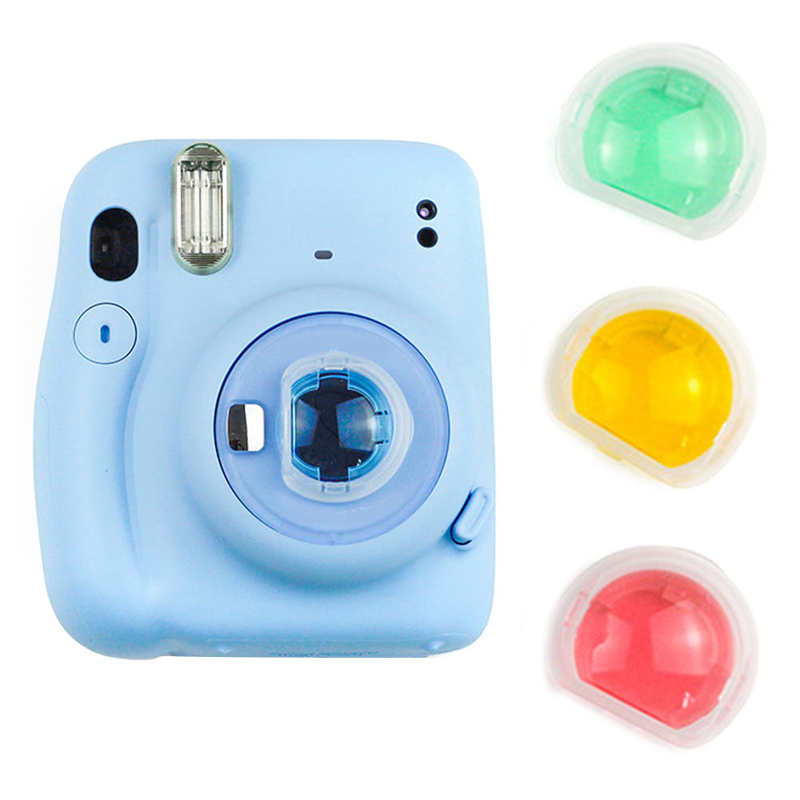 camera case Four Color Filter Special Effect Lens Protection Change Color for Instant Camera mini11 sac appareil photo