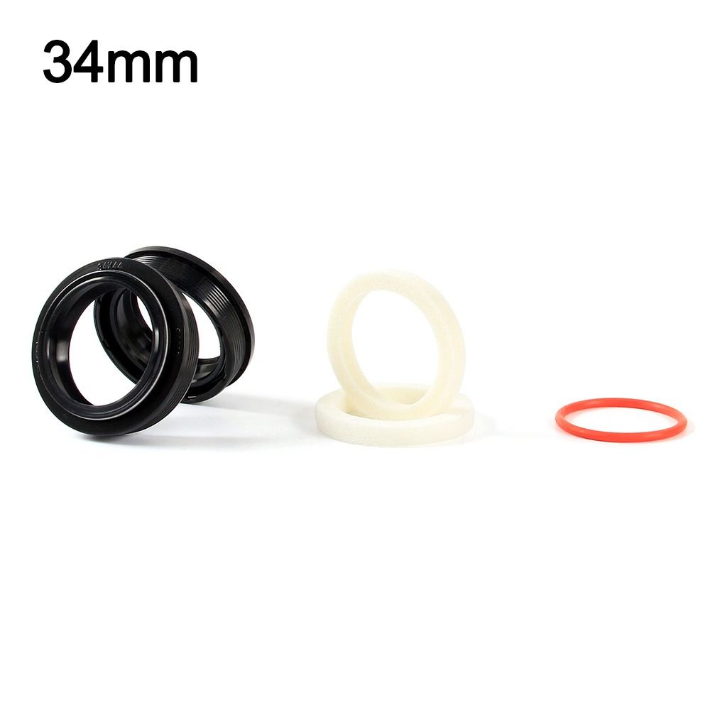 Sello de horquilla Universal de repuesto para bicicleta, piezas de repuesto de 32mm/34mm/35mm/36mm, sello antipolvo para horquilla, sello de aceite de suspensión para bicicleta de montaña: YELLOW