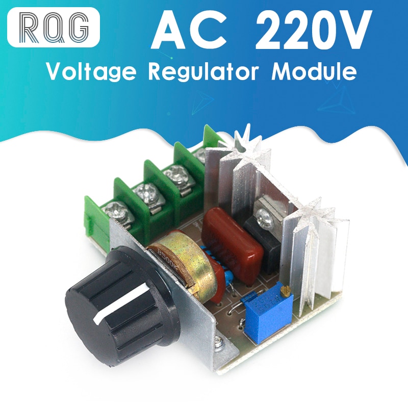 Ac 220V 2000W Scr Voltage Regulator Dimmen Dimmers Motor Speed Controller Thermostaat Elektronische Voltage Regulator Module
