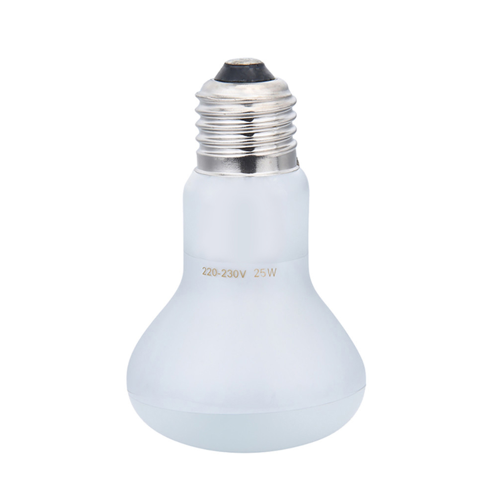 50W 220-240V Pet Heating Lamp Night Amphibian Bird Snake Grandmother Simulates Natural Sunlight Lamp Reptile UVA Rays Heat Bulb: white