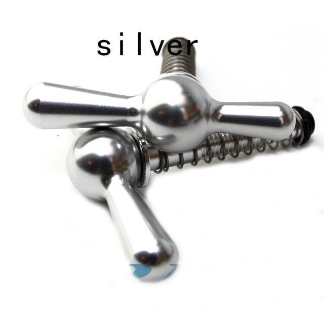 1 paire de plaques de serrage de charnière aceoffix avec aimant + levier de serrage de charnière pour vélo brompton aimant c boucle 31g: Levier d'argent