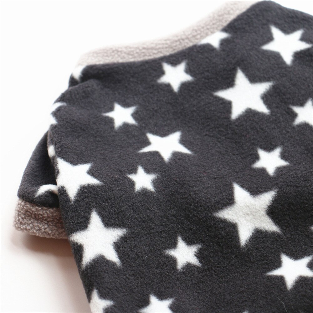 Fortykket vintertøj til hunde sweater fleece varmt xxxs hundetøj til fransk bulldog bamse hundetøj vinter