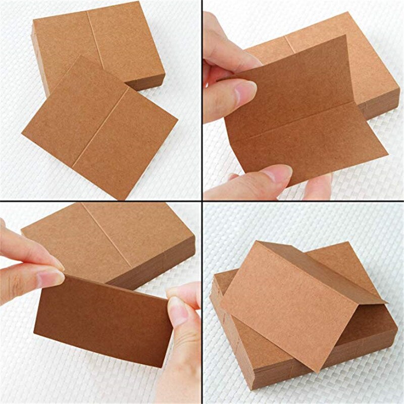 10pcs/pack DIY Kraft Paper Blank Cards Hand Drawing Doodle Paper Cards for Party Decoration or Wedding Supplies,DIY