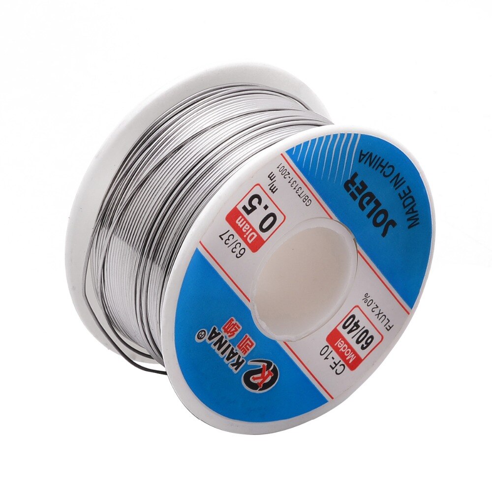 Solder Sn 60/Pb 40 Rosin Core Tin Lead Solder Wire Soldering Welding Flux 2.0% Iron Wire Reel Mayitr Solder Wire 0.5mm 100g